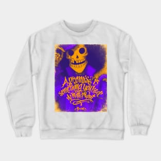 Humming Swordsman -Quote Crewneck Sweatshirt